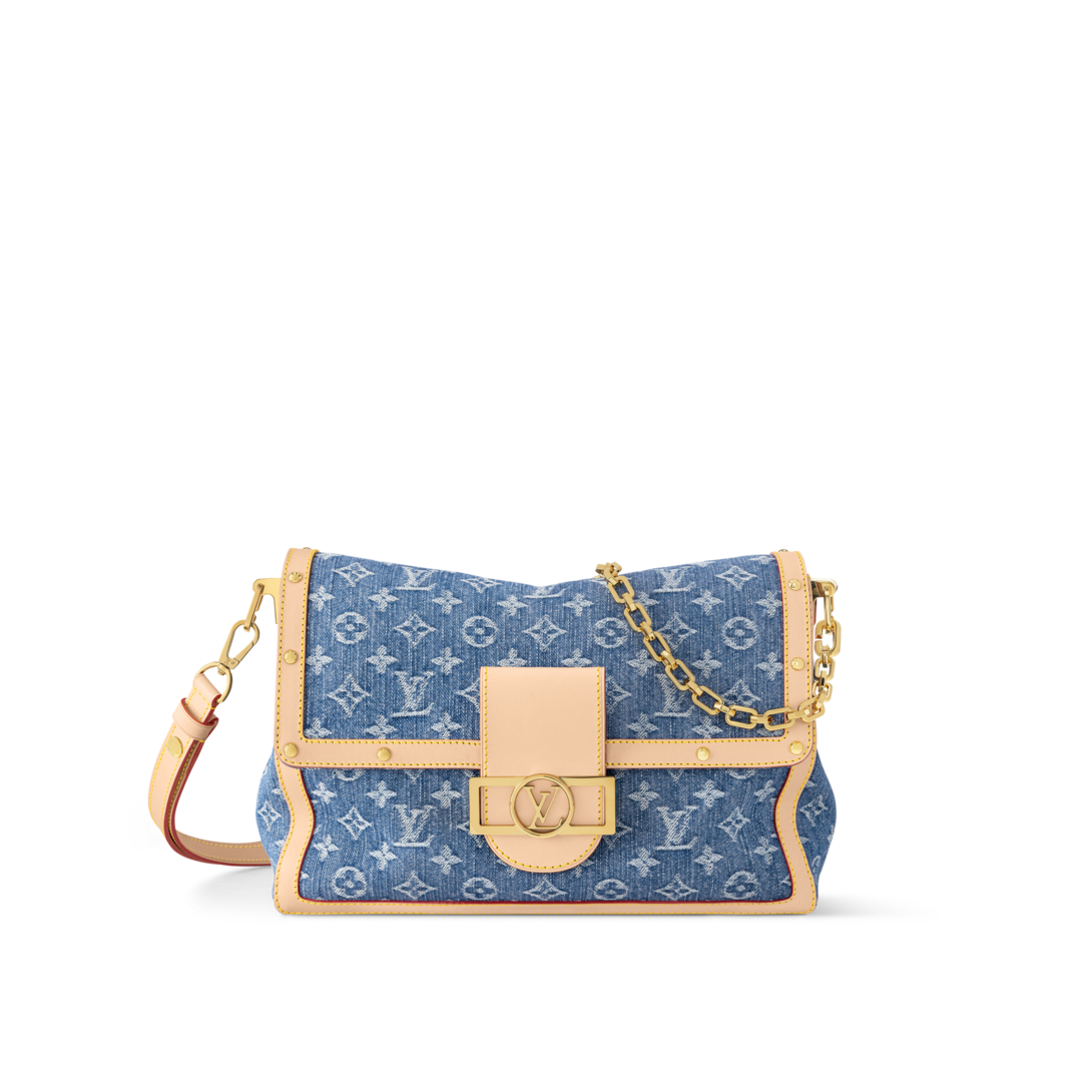 Bolsa Dauphine Soft GM Monogram Denim - Bolsas Femininas | LOUIS